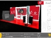 6m by 3m Vodafone stand